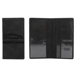 2026 Leather Car Registration Insurance Holder Driving License Cover Auto Documents Storage Bag Wallet for Men