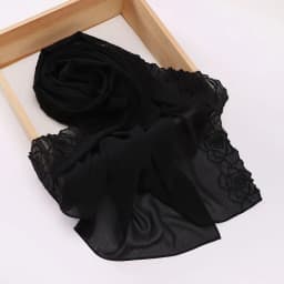 New Floral Rose Embroidery Chiffon Hijab Muslim Women Headscarf Malaysia Head Wrap Luxury Islamic Ramadan Eid 70×180CM