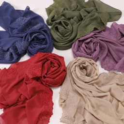 New Floral Rose Embroidery Chiffon Hijab Muslim Women Headscarf Malaysia Head Wrap Luxury Islamic Ramadan Eid 70×180CM