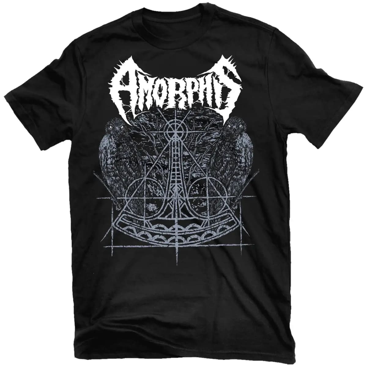 Amorphis Black Winter Day Heavy Metal Rock Music Art Style Summer Casual T-Shirt Men's and Women's Luxury Brand Top