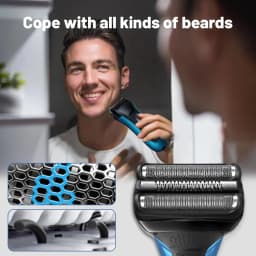 High Quality 32B Replacement Head Compatible with Braun Series 3 3000s 3010s 3020s 3030s 300s 301s 310s 320s Electric Shaver
