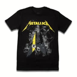 Metallica Tshirt Multiple Sizes HD Print Electric Guitar Graphic Cotton Men Women Y2K Hiphop Hawaiian Luxury Gift