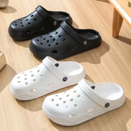 Summer Hollow-Out Open-Toe Non-Slip Sandals Soft Sole Lightweight Thick-Soled Outdoor Sandals