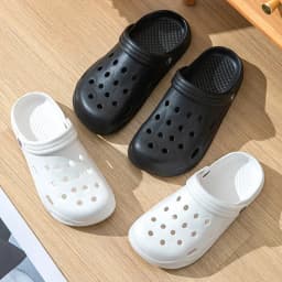 Summer Hollow-Out Open-Toe Non-Slip Sandals Soft Sole Lightweight Thick-Soled Outdoor Sandals