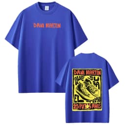 Singer Dani Martín 2026 Tour Graphic T-Shirt Men Women Hip-hop T Shirts Summer Cotton Loose Casual Aesthetic Trendy T-shirts