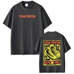Singer Dani Martín 2026 Tour Graphic T-Shirt Men Women Hip-hop T Shirts Summer Cotton Loose Casual Aesthetic Trendy T-shirts