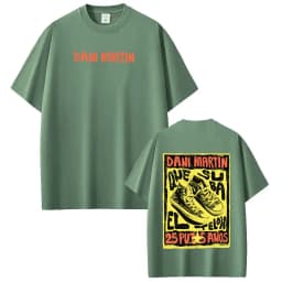 Singer Dani Martín 2026 Tour Graphic T-Shirt Men Women Hip-hop T Shirts Summer Cotton Loose Casual Aesthetic Trendy T-shirts