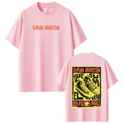 Singer Dani Martín 2026 Tour Graphic T-Shirt Men Women Hip-hop T Shirts Summer Cotton Loose Casual Aesthetic Trendy T-shirts