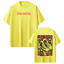 Singer Dani Martín 2026 Tour Graphic T-Shirt Men Women Hip-hop T Shirts Summer Cotton Loose Casual Aesthetic Trendy T-shirts