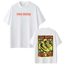 Singer Dani Martín 2026 Tour Graphic T-Shirt Men Women Hip-hop T Shirts Summer Cotton Loose Casual Aesthetic Trendy T-shirts