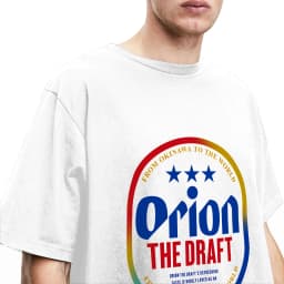 Orion Okinawa Beer T-Shirt Mens Y2K Basic T Shirts Beach O Neck Trendy Cool Tee Shirt Print Oversize Tops