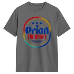 Orion Okinawa Beer T-Shirt Mens Y2K Basic T Shirts Beach O Neck Trendy Cool Tee Shirt Print Oversize Tops