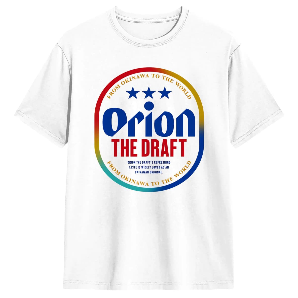 Orion Okinawa Beer T-Shirt Mens Y2K Basic T Shirts Beach O Neck Trendy Cool Tee Shirt Print Oversize Tops