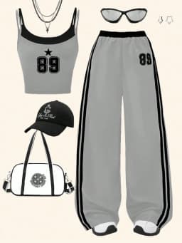 Girls' Fashion Pants Summer, Girls' Outdoor Casual Digital Pattern White Striped Pants