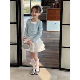 RAISE Summer Kids Girls Skirt White Children Girls Bubble Cake Skirts Elastic Waist Infant Baby Girl Lace Skirt 1-12Y Girl Dress