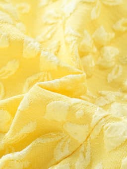 2pcs Summer Girls Jacquard Cami Set, 2-7Y, Yellow Ruffle Hem Peplum Top + Wide Leg Pants, Casual Daily/Party/Outdoor Wear, Breat