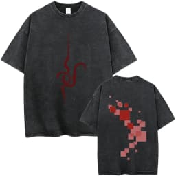 Washed Vintage Anime Danganronpa Moms Against Nagito Komaeda Graphic T-shirts Men Manga Funny Oversized Short Sleeve T Shirts