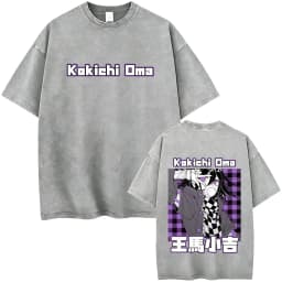 Washed Vintage Anime Danganronpa Moms Against Nagito Komaeda Graphic T-shirts Men Manga Funny Oversized Short Sleeve T Shirts