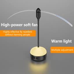Lenovo Portable Mosquito Repellent Fan Multi Angle Adjustable Hanging Bug Repellent Fan Lamp Mosquito Insect Repellent Device