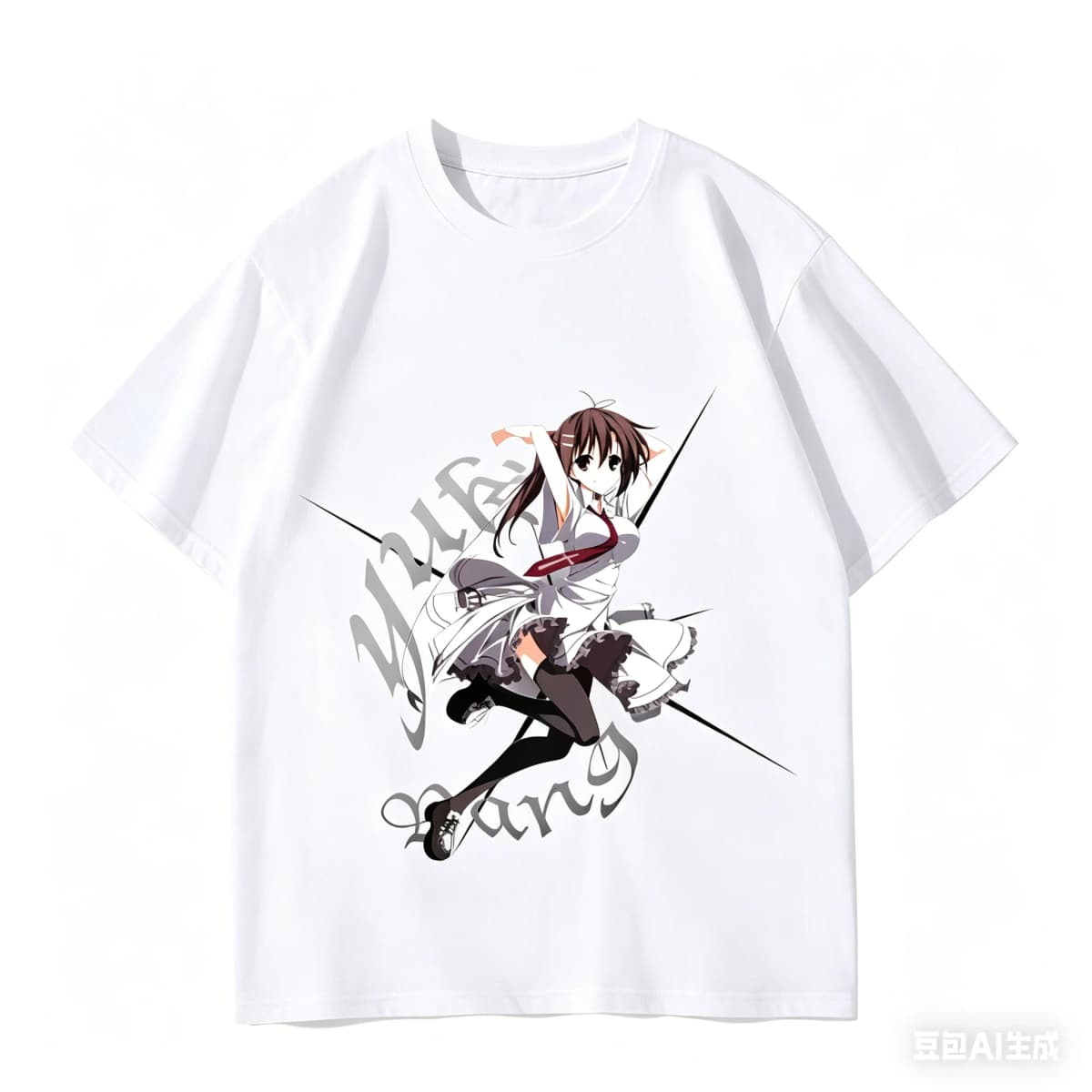 Wonderful Everyday Down the Rabbit-Hole Cotton T-shirt personality Clothes New Model Anime T-shirt Yearround clothing Streetwear