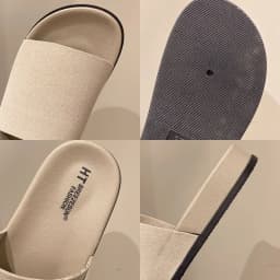 2026 Fashion Simple Suede Slip-On Anti-Slip Shoes for Women Summer Outing Flat Open-Toe Birken-Style Half Slippers