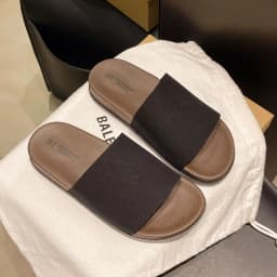 2026 Fashion Simple Suede Slip-On Anti-Slip Shoes for Women Summer Outing Flat Open-Toe Birken-Style Half Slippers