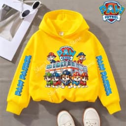 Paw Patrol Clothing for Boy Girl Long Sleeve Hoodie Chase Skye Clothes Tee Comfortable Tops Cartoon Base Swsweatshirt Kids Gift