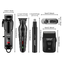 Hair Clipper Cordless 5-1 Electric Hair Cutting Machine Portable Shaver Barber USB Fast Charging Hair Trimmer For men gift tools