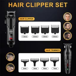 Hair Clipper Cordless 5-1 Electric Hair Cutting Machine Portable Shaver Barber USB Fast Charging Hair Trimmer For men gift tools