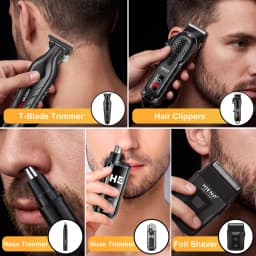 Hair Clipper Cordless 5-1 Electric Hair Cutting Machine Portable Shaver Barber USB Fast Charging Hair Trimmer For men gift tools