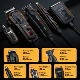 Hair Clipper Cordless 5-1 Electric Hair Cutting Machine Portable Shaver Barber USB Fast Charging Hair Trimmer For men gift tools