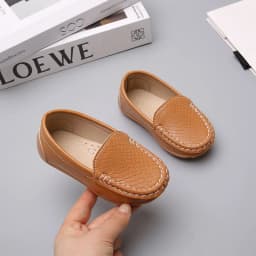 JGSHOWKITO 2026 Brand New Boys Casual Loafers Fashion Classic Soft PU Slip-on Kids Wedding Party Leather Flats Moccasins Trendy