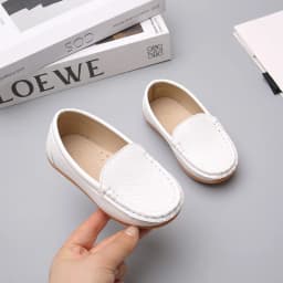 JGSHOWKITO 2026 Brand New Boys Casual Loafers Fashion Classic Soft PU Slip-on Kids Wedding Party Leather Flats Moccasins Trendy