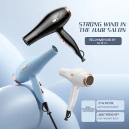 11 Second Fast Dry Hair Dryer With Pure Copper Core, High-Speed Blue Light Negative Ion Hair Care, Home Hair Salon Hair Dryer