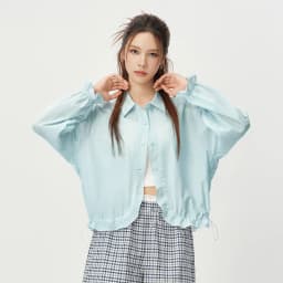 Semir Women Shirt UV Protection Cool Lantern Sleeve Drawstring Oversized Shirt 2026 Summer