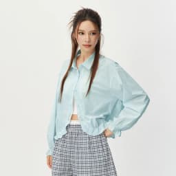 Semir Women Shirt UV Protection Cool Lantern Sleeve Drawstring Oversized Shirt 2026 Summer