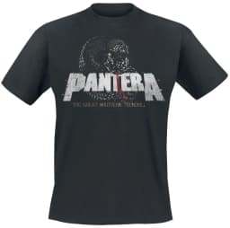 Logo Pantera T-Shirt Men Women Metal Rock Band Graphic Tee Cotton Summer Streetwear Top
