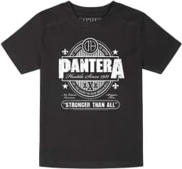 Logo Pantera T-Shirt Men Women Metal Rock Band Graphic Tee Cotton Summer Streetwear Top