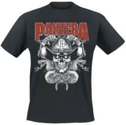 Logo Pantera T-Shirt Men Women Metal Rock Band Graphic Tee Cotton Summer Streetwear Top