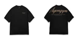 AGONGYM Oversized Loose Summer T-Shirts Short Sleeve Sport Shirts Gym Bodybuilding Fitness Mens Workout Casual Clothing
