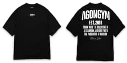 AGONGYM Oversized Loose Summer T-Shirts Short Sleeve Sport Shirts Gym Bodybuilding Fitness Mens Workout Casual Clothing
