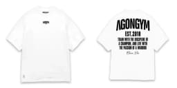 AGONGYM Oversized Loose Summer T-Shirts Short Sleeve Sport Shirts Gym Bodybuilding Fitness Mens Workout Casual Clothing