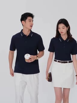 Men's new luxury polo shirt breathable comfort quick-dry short sleeve business casual sports exquisite fashion offset print tee