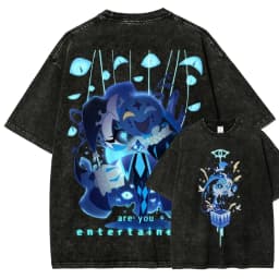 CookieRun Kingdom Washed T-shirt personality Clothes New Model Anime Tshirt Year round clothing Couples Plus Size Unisex Classic
