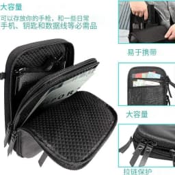 Concealed Carry Tactical Waist Pack, Multifunctional Outdoor Storage Bag for Pistol Mag Pouch & Tactical Gear