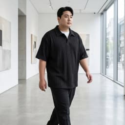 Plus Size Men's Short Sleeve T-Shirt Casual Trendy Summer V-Neck Tees Big Size Quick-Dry Breathable Antibacterial Tops Clothing