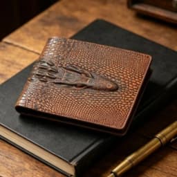 PU Leather Wallets Luxury Cattle Male Crocodile Emboss Simple Standard Brand Handy Purse Men Wallet