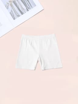 4 Pcs Children Girl Bottoming Safety Shorts High Elastic Waist Anti-glare Soft Breathable Kids Summer Casual Underwear Pants