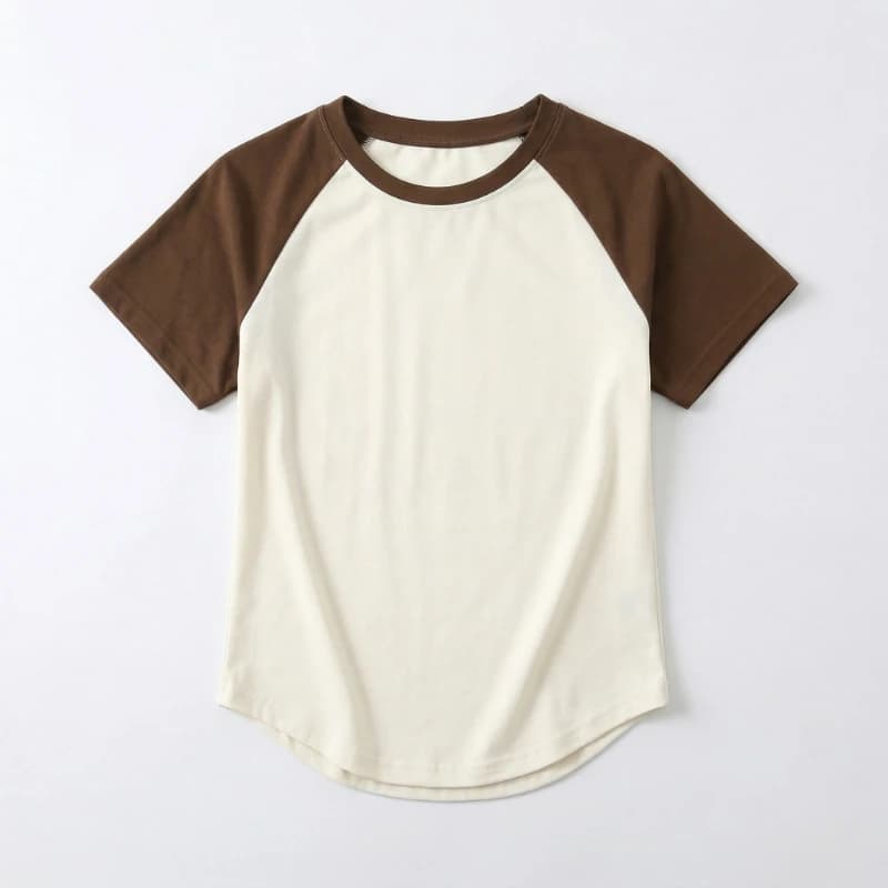 2026 Summer Fashion O Neck Women T-Shirt Trendy Color Blocking Casual Versatile T-Shirt Sexy Slim Short Sleeve Women's Tees