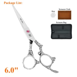 6 Inch Professional Hair Scissors Barbershop Hair Cutting Thinning Scissors Set JP440C Hairdressing Shears Salon Supplies A0111A